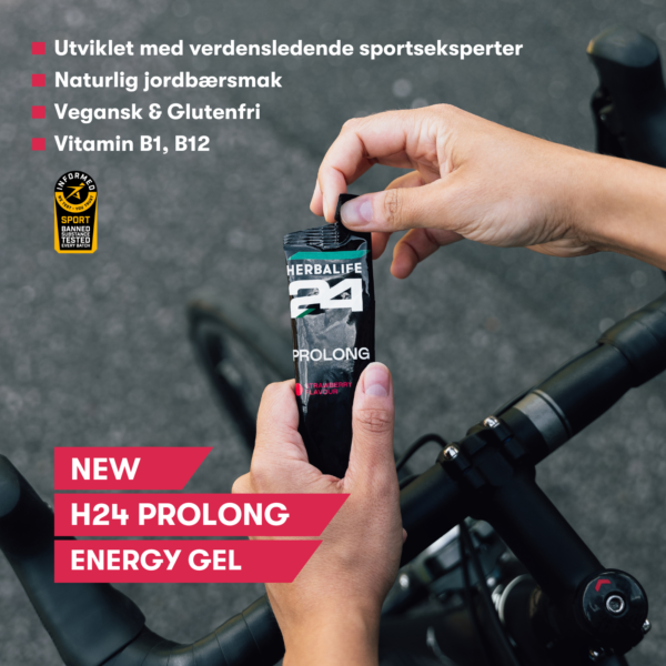 Herbalife H24 Prolong Jordbær porsjonsposer 45g x 10 poser